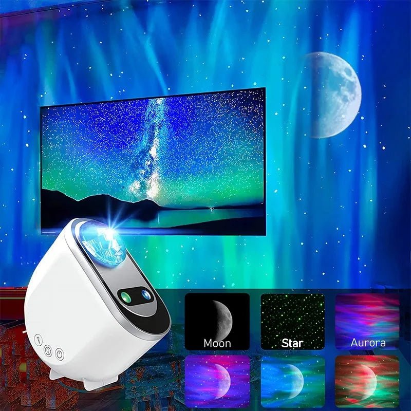 Aurora Borealis Starlight Projectors LED Bedroom Sky Moon Lamp